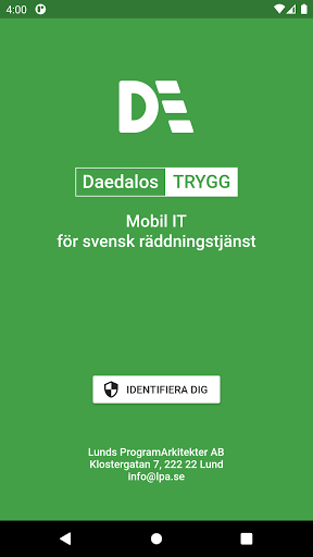 Android application Daedalos Trygg screenshort