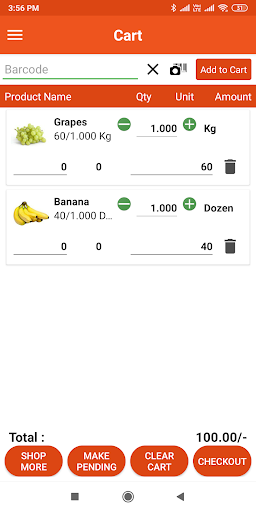 POS Biller Screen 2