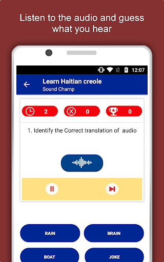 Screenshot of Learn Haitian Creole Language