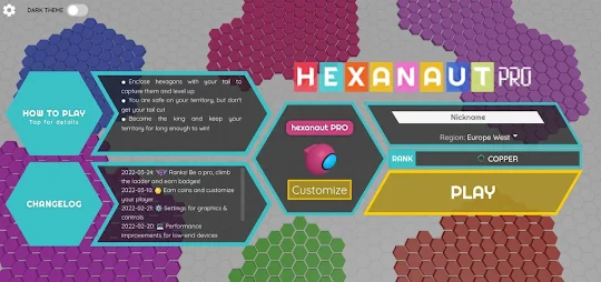 Hexanaut.io - 3D multiplayer snake game