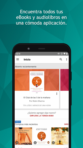 Android application Rakuten Kobo screenshort