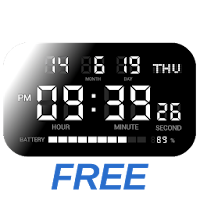 シンプルなデジタル時計 デジタルクロック Shg2 無料版 Androidアプリ Applion