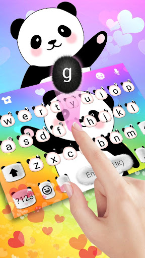 Cute Panda Coming Keyboard The Screen 2