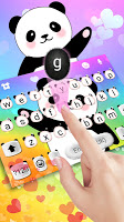 screenshot of Cute Panda Coming Keyboard The