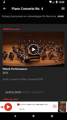 SPCO Classical Concert Library Screen 3