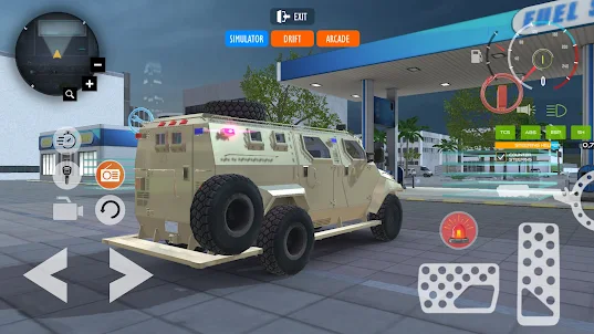Police Car Armored Cop Car Sim