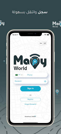 Android application Mapy World screenshort