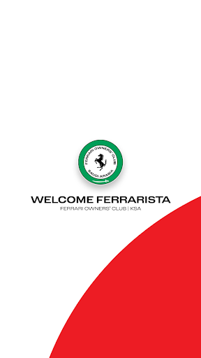 Android application Ferrari Owners' Club SA screenshort
