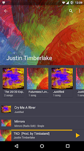 Timber Music Player Captura de tela