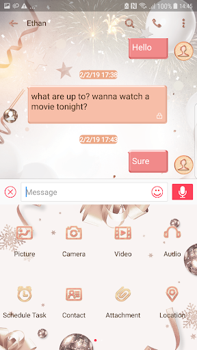 Screenshot of Happy New year 2022 Next SMS