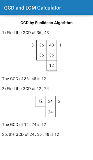 GCD and LCM Calculator + How t Screenshot 4 - AppWisp.com