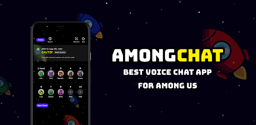 Amongchat Voice Chat For Among Us Friends Apps On Google Play - how to enable voice chat on roblox mobile