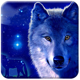 Free Night Wolf Wallpaper icon