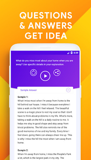 Screenshot of Speaking: TOEFL® Speaking