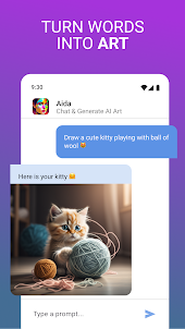 Aida: Chat & Generate AI Art