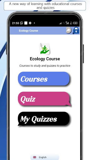 Android application Ecology Course screenshort