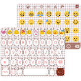 Cute Bunny Emoji Keyboard Skin icon