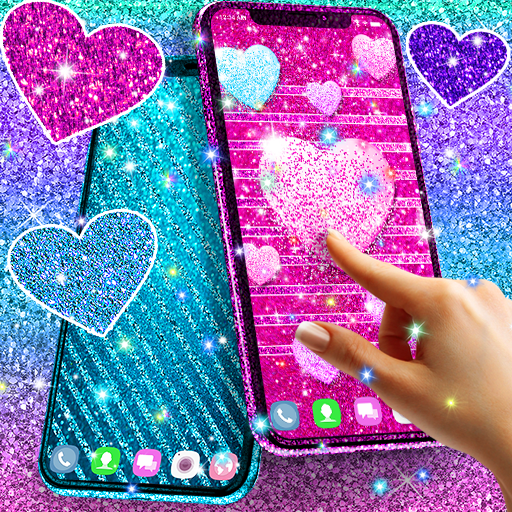 Various glitter live wallpaper  Icon