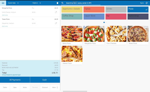 QAZ POS Screen 2