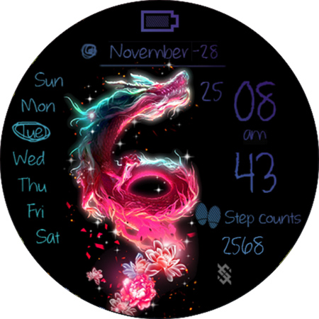 BFF42 - Neon Art Dragon Flower screenshot 20