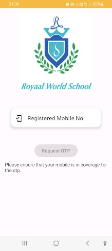 Android application Royaal World School screenshort