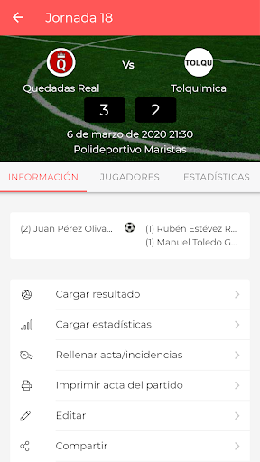Liga Fútbol Sala Toledo Screen 3