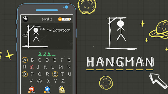 Hangman Words: 2 Player Games 1.1411 screenshots 15