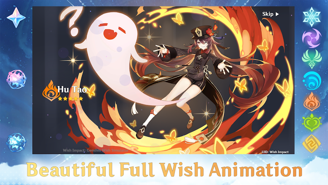 Wish Impact: Genshin Wish Sim banner