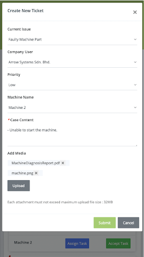 Arrow Systems - Management Screen 3