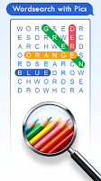 screenshot of 100 PICS Word Search Puzzles