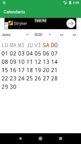 Captura de Pantalla 6 Calendario - Meses y semanas d android