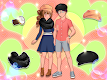 screenshot of Anime Couples Dress Up Game