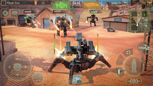 Android application WWR: Mech Arena Robots Online screenshort