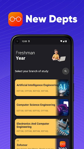 Zofomor - KTU Notes Screen 2