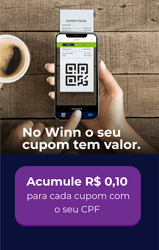 Android application Winn - Fidelização e Cashback screenshort