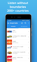 screenshot of Simple Radio – Live AM FM Radio & Music App