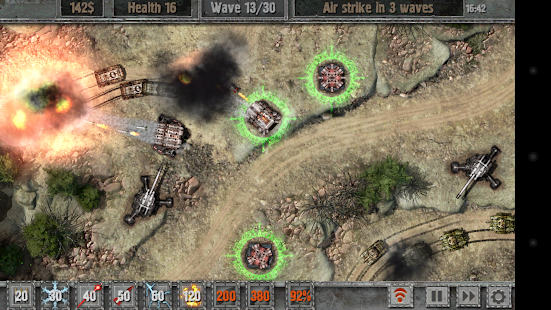 Screenshot obranné zóny 2 HD