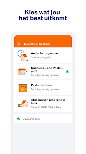 PostNL Screenshot