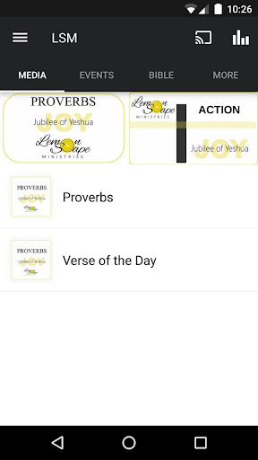 Android application Lemonsoape Ministries screenshort