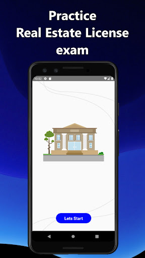 Android application Real Estate License Exam screenshort