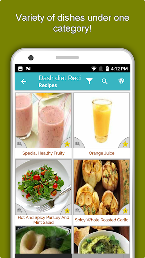 Screenshot of DASH Diet Recipes Offline