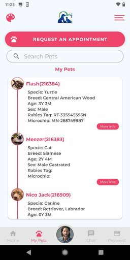 Tail HQ - Pet Health Manager Screen 2