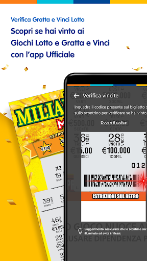 Android application Verifica Gratta e Vinci Lotto screenshort
