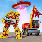 Cover Image of ดาวน์โหลด Excavator Robot Car Game – Elephant Robot Games 3d 1.0.6 APK