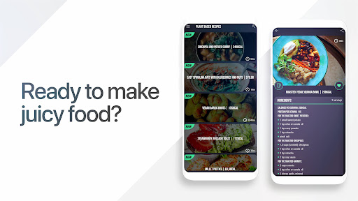 Android application Plant Based Recipes screenshort