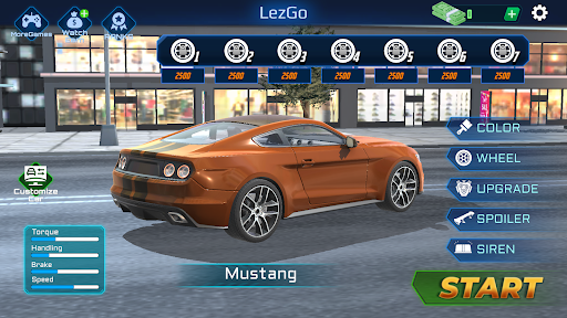 Android application Mustang Fury Highway Race screenshort