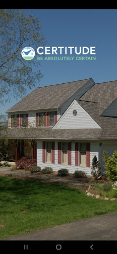 Android application Certitude Home Improvements screenshort