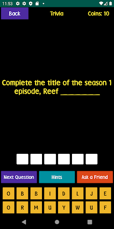 Quiz for Sponge Fans - Screenshot 2