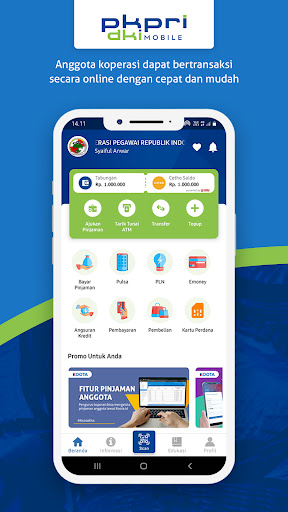 Android application PKPRI DKI Mobile screenshort