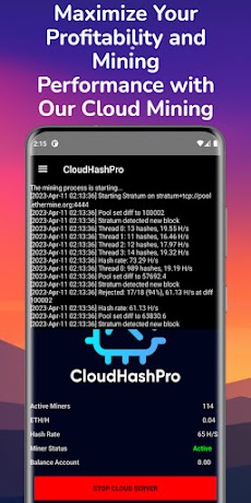 CloudHashPro - ETH Mining Appのおすすめ画像4